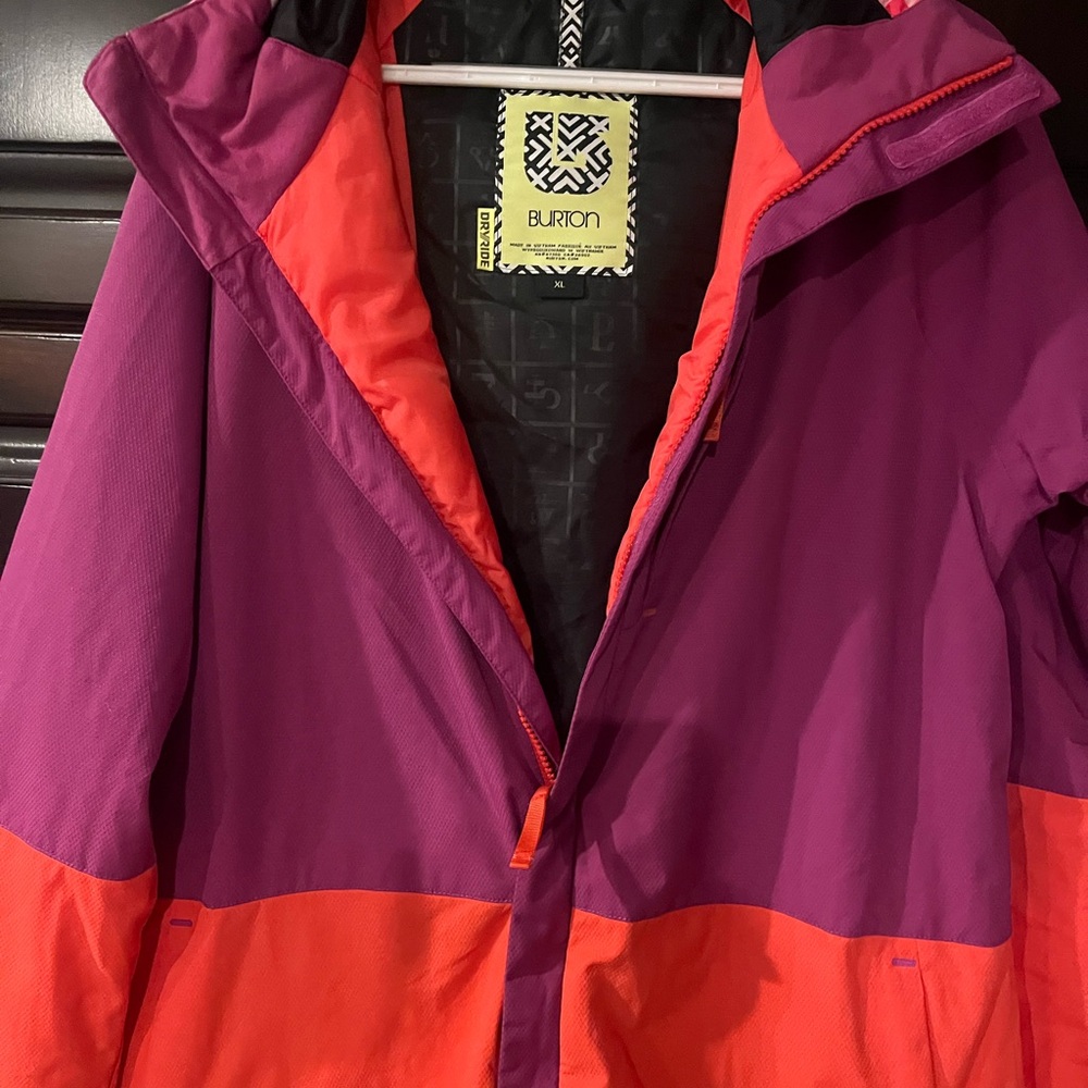 Burton Radar Red and Purple Coat